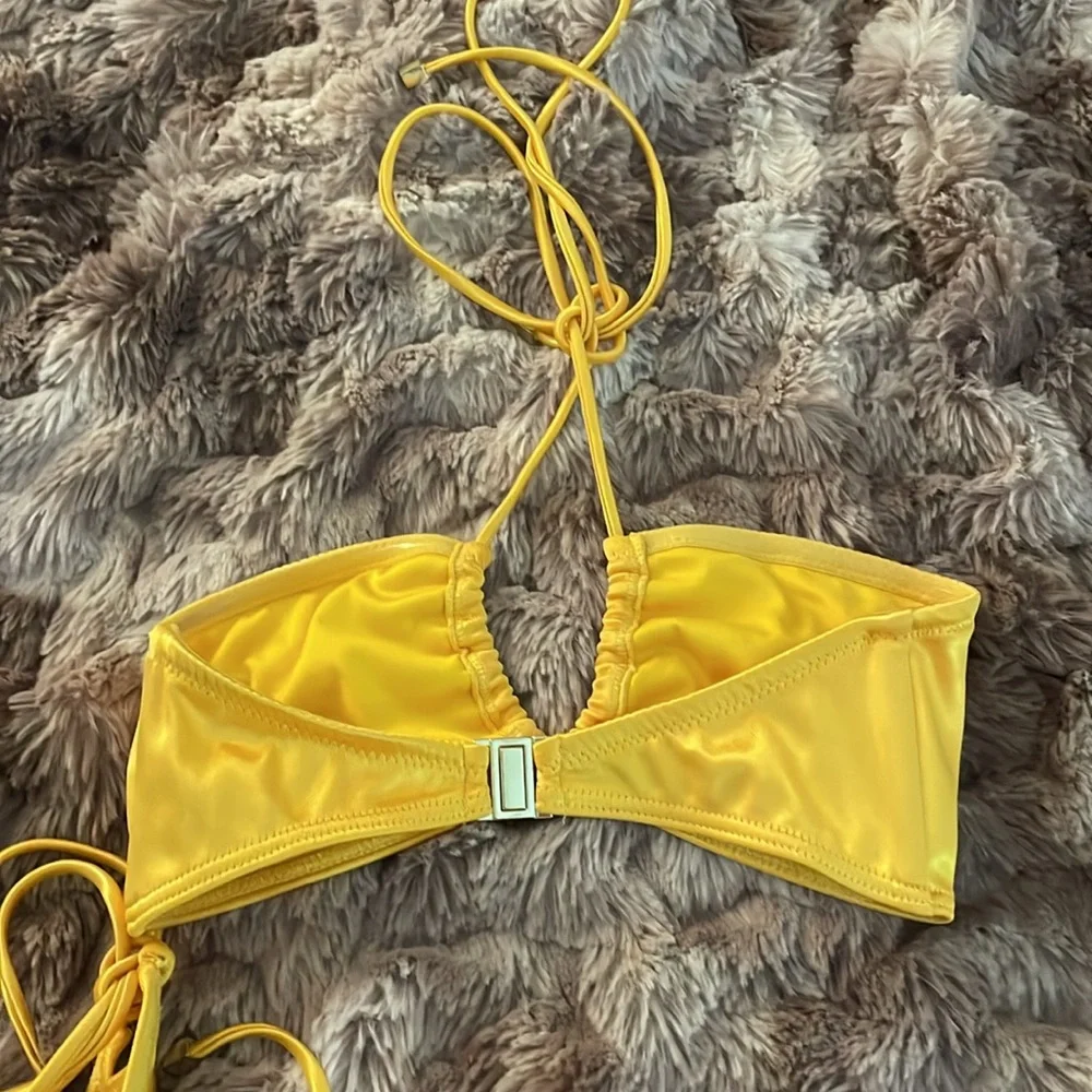 ASOS south beach gold bikini
